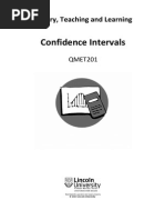 Confidence Intervals