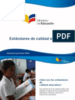 Estandares de Calidad Educativa