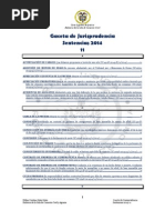 Gaceta de Jurisprudencia Sentencias Noviembre 2014