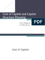 Cost of Capital and Capital Structure Planning