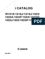 Canon Ir - 1018-1019-1022-1023 - Parts - Catalog