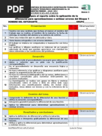 Lista de Cotejo Diferencial PARCIAL 1