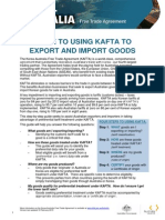 Guide To Using Kafta To Export and Import Goods