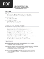 Stacy O. Nall CV 