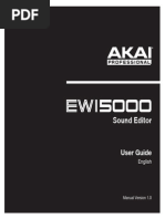 EWI5000 Sound Editor - User Guide - V1.0