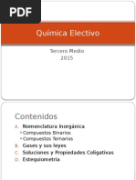 Química Electivo Tercero Medio