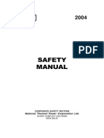 Safety Manual: National Thermal Power Corporation LTD