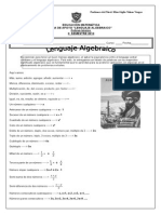 El Lenguaje Algebraico y Sus Expresiones