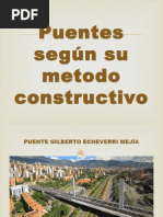 Puentes Según Su Metodo Constructivo