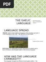 The Gaelic Language