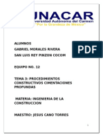 Tema 3 Procedimiento Constructivo Cimentaciones Profundas