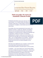 Mais Um Golpe de Teatro Do Charlatão Orlando Fedeli-Artigo de Olavo de Carvalho