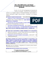 Declaracion Jurada - Eleccion Concejo Directivo - 2015 - Asoc Mercado Los Pinos