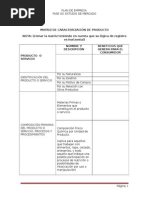 Matriz de Caracterización de Producto