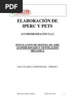 Evaluacion de Iperc y Pets