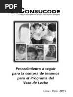 Guia Compra Insumos Vaso Leche 2005 PDF