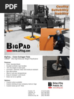 Bigpad - Crane Outrigger Pads: Features