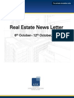 Real Estate Weekly News Letter 6 October 2014 - 12 October 2014