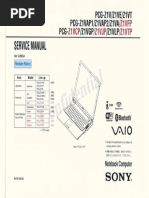 Sony Vaio Service Manual