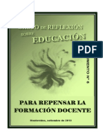 Para Repensar La Formacion Docente PDF