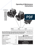 Operating & Maintenance Instructions