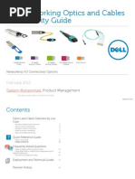 Dell Networking Optics and Cables Connectivity Guide February 2015