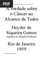 A Verdade Sobre o Cancer Ao Alcance de Todos v027 - HEYDER DE SIQUEIRA GOMES - Divulgador ERIC CAMPOS BASTOS GUEDES