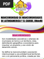 Mancomunidad de Mancomunidades, Ecuador