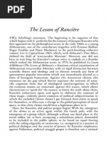 ZIZEK The Lesson of Rancière