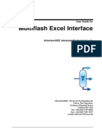 Multiflash Excel Interface