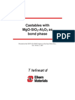 35-Castables With MgO-SiO2-Al2O3 As Bond Phase