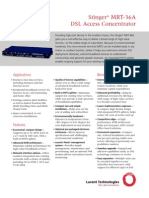 Stinger MRT-36A DSL Access Concentrator: Applications Benefits