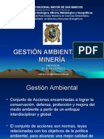 Capitulo I Introduccion de La Gestion Ambiental en Mineria