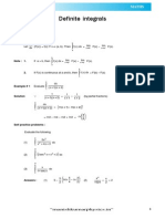 Definite Integrals