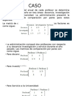 Casos de Teoría de Decisiones