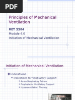 RET 2284 Mod 4.0 Initiation of Mechanical Ventilators