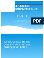 Strategic Entrepreneurship