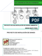 Ejemplo Proyecto DE UNA INSTALACIÓN DE SONIDO AMBIENTAL