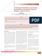 Audit Kualitatif Pemberian Antibiotik Untuk Pasien Gangren Diabetik Disertai Insufi Siensi Adrenal