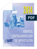 Arancel Centroamericano de Importacion 2014