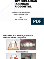 Penyakit Kelainan Jaringan Periodontal