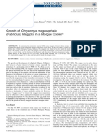 Growth of Chrysomya Megacephala (Fabricius) Maggots in A Morgue Cooler