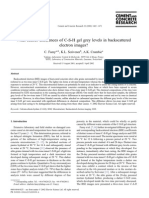 What Causes Differences of C-S-H Gel Grey Levels in Backscattered Electron Images?