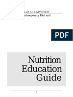 Contemporary Diet and Nutrition