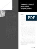 La Enseñanza de La Historia y El Pacto de Ciudadanía - Interrogantes y Problemas