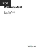 Linear Static Analysis, Nastran