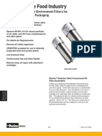 Balston Sterile Air Filters For The Food Industry