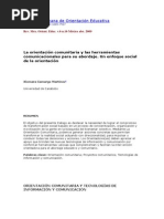 La Orientación Comunitaria y Las Herramientas Comunicacionales para Su Abordaje