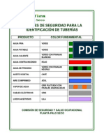 Colores Identificación de Tuberías PDF