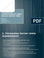 (Maintenance) Pada Boiler Water Tube